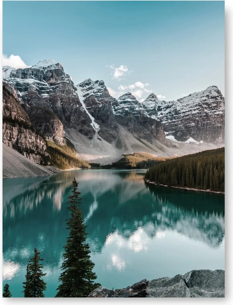 Tó Hegyek poszter kép 30x40cm #124