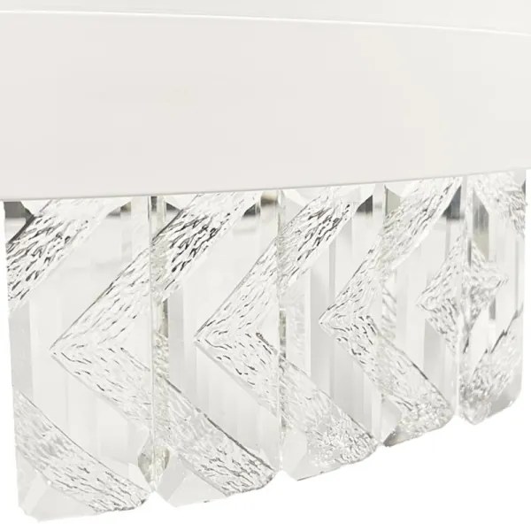 LED Dimmelhető felületre szerelhető csillár LED/75W/230V 3000-6500K fehér + távirányítás