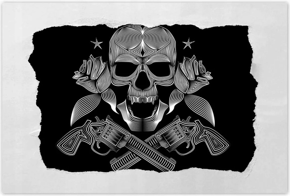 Poszterek 90x60 Koponya Halál Csontváz