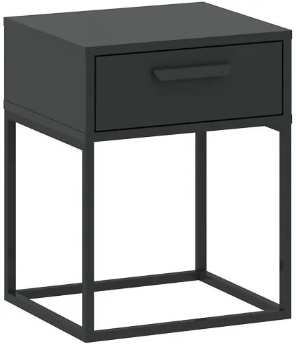 Éjjeliszekrény Sötétszürke Színben CADRO NR3 40 cm