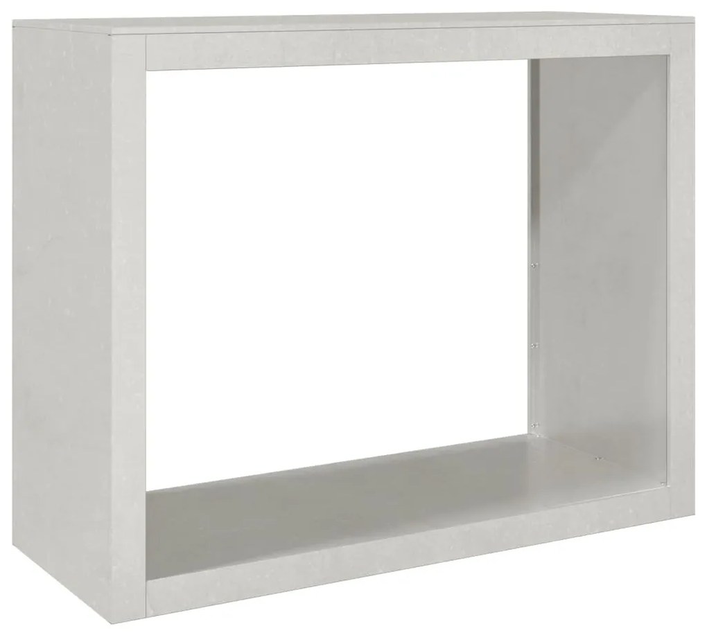 rozsdamentes acél tűzifatároló 100 x 40 x 80 cm