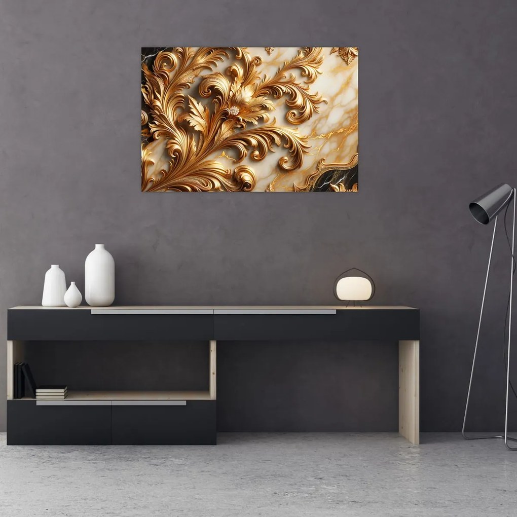 Kép - Márvány arannyal (90x60 cm)
