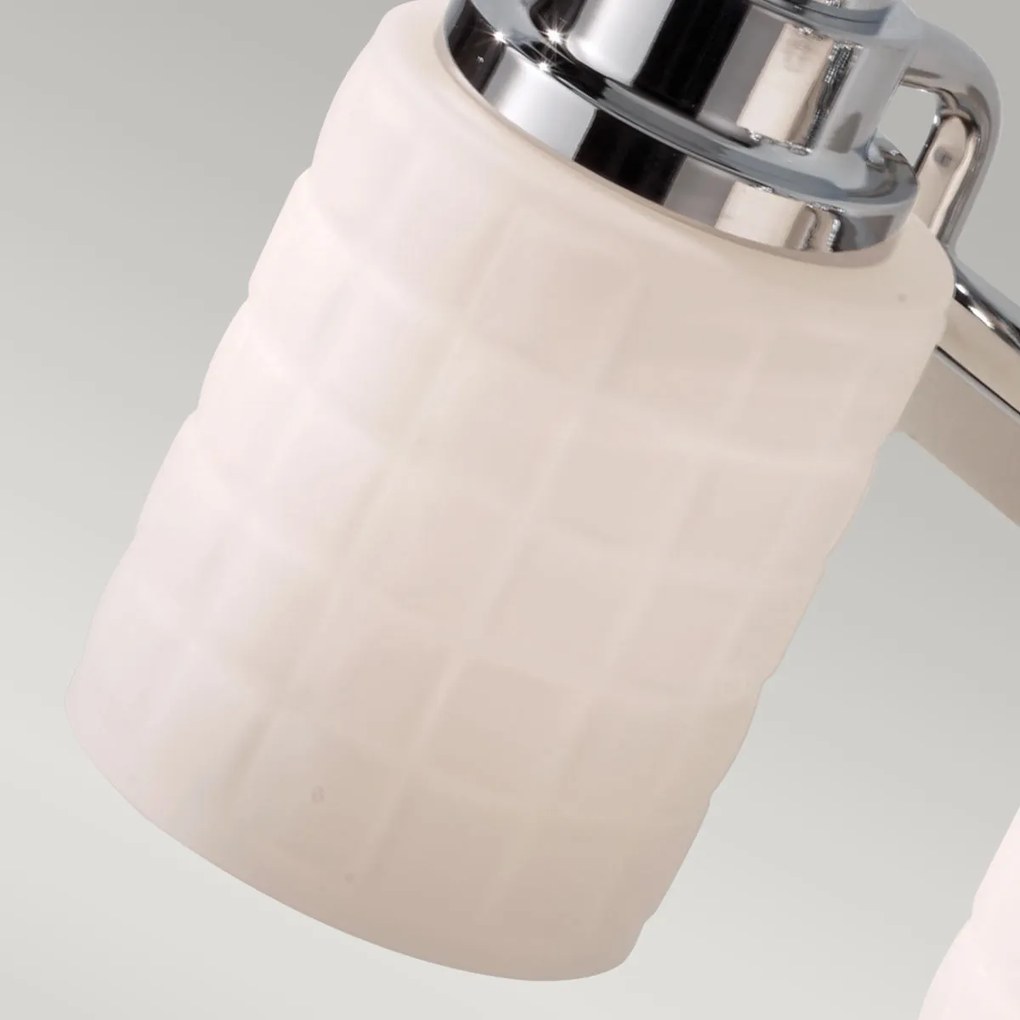 Feiss glamour klasszikus tükör világítás wadsworth fehér króm elsfewadsworth3bath IP44