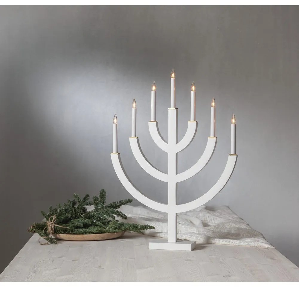 Fehér karácsonyi fénydekoráció Anno – Star Trading