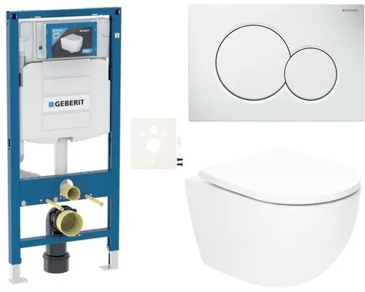 Geberit fali WC szett előtétfalas szereléshez + SAT Fusion WC SIKOGSTORFUS01