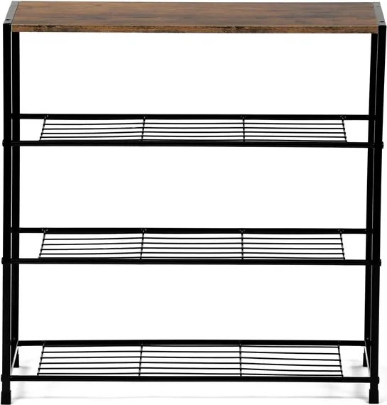 Cipőtartó természetes fa színben GD-414 OLW