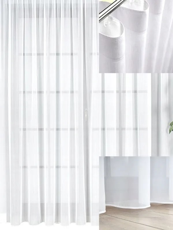 Függöny Nappali Függöny Fehér Fátyol Stílus Hullám Szalag Sz300x190