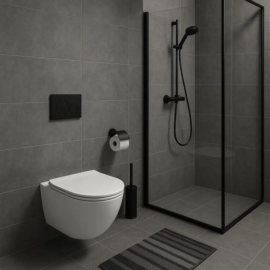 Akasztókészlet GEBERIT Duofix Basic + WC LENA Perem nélküli 48 x 36 cm + gomb + ülés, fehér, 3322XX00 + 39040100