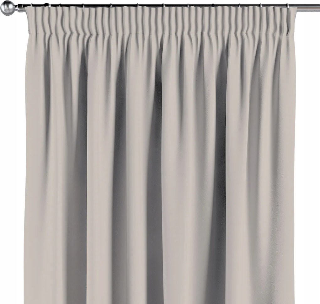 Függöny ráncoló szalaggal 1 db 130x245cm bézs