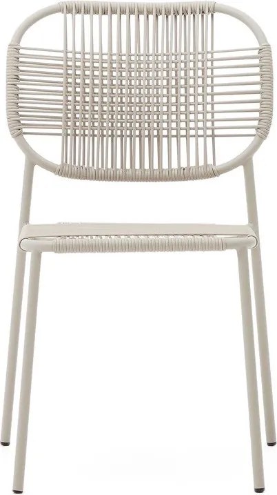 Bézs fém kerti szék Talaier – Kave Home