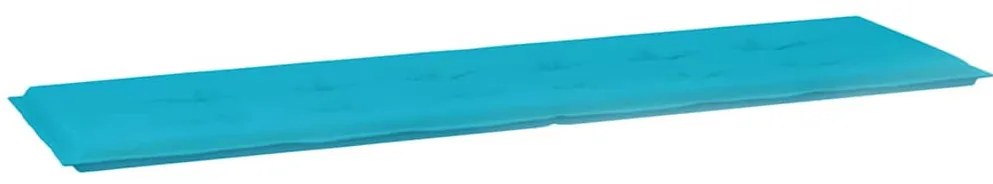 Kerti pad párna Türkiz 180 x 50 x 4 cm Oxford szövet