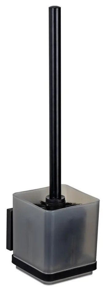 WENKO 71450800 - VACUUM-LOC QUADRO ED WC-készlet, 9,5 x 37 cm, fekete