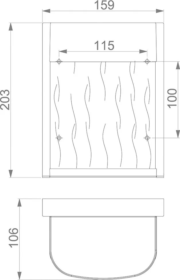Feiss modern kültéri led lámpa bennie ezüst elsfe-bennie-s-pbs IP44