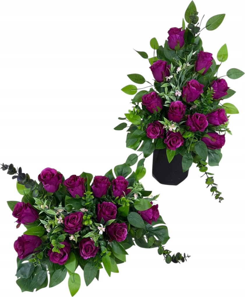 Csokor Nád Kompozíció Sír Temető Művirágok