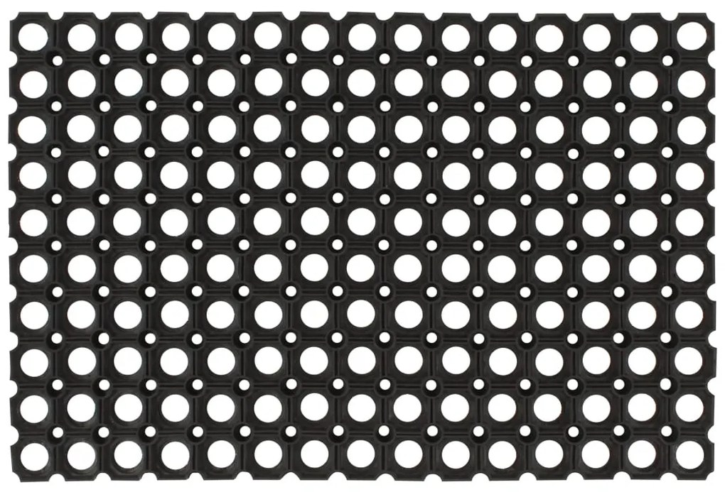 vidaXL 5 db gumiszőnyeg 16 mm 40 x 60 cm