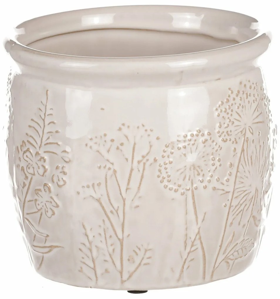 Flores virágtartó, 14 x 12 x 14 cm, kerámia