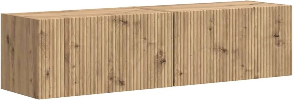 vidaXL TV Fali Szekrény 2 pcs Művészi tölgy 60 x 31 x 29.5 cm Faanyag