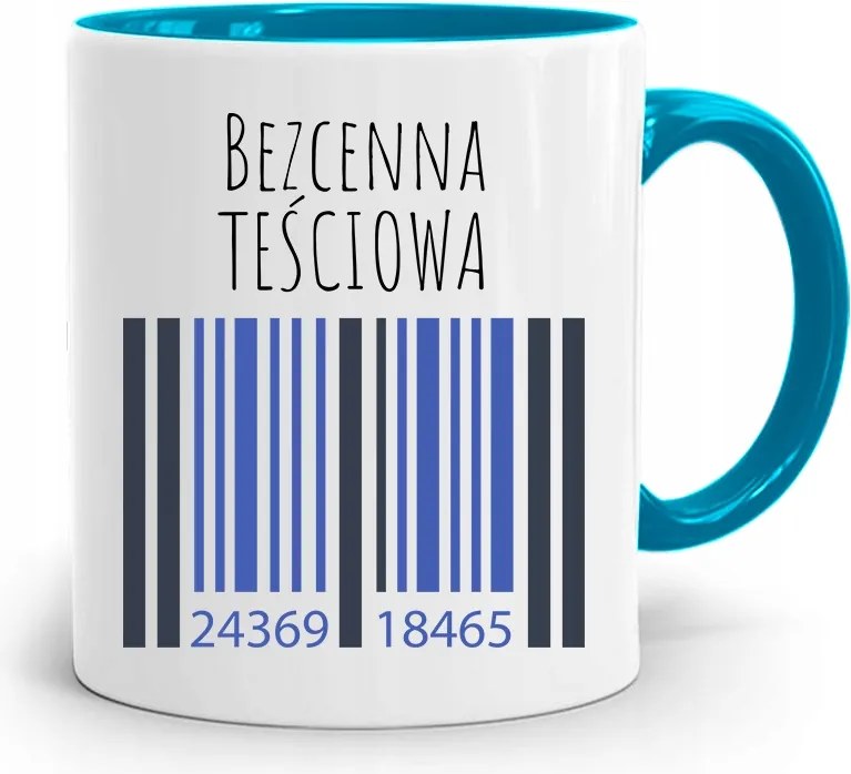 Kék Bögre Anyósnak Felbecsülhetetlen Értékű Anyósnak fényképes nyomattal