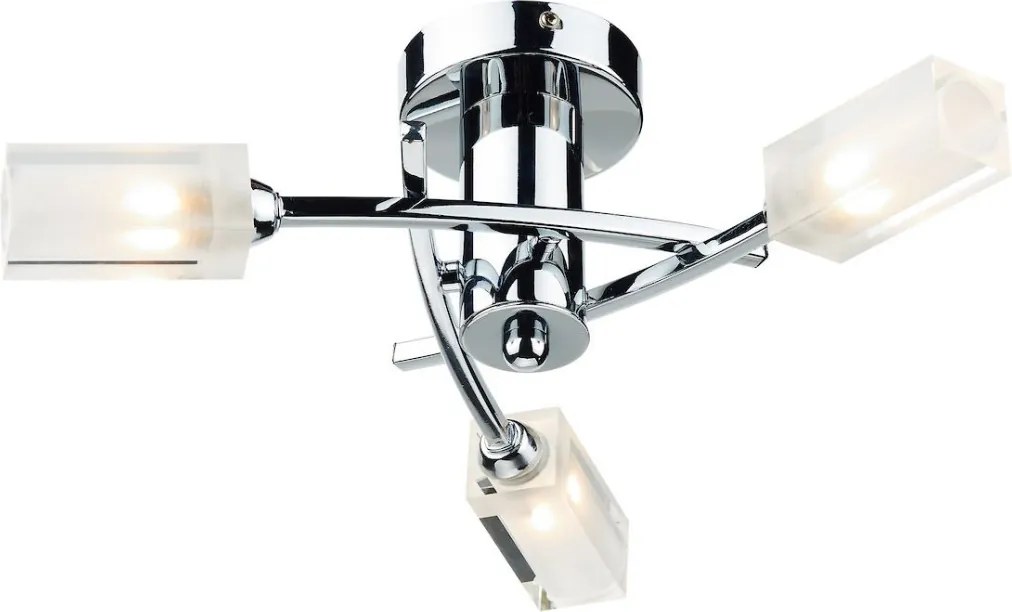 DAR LIGHTING MOR0350 MORGAN Mennyezeti Csillár Csiszolt Króm, Átlátszó G9 IP20
