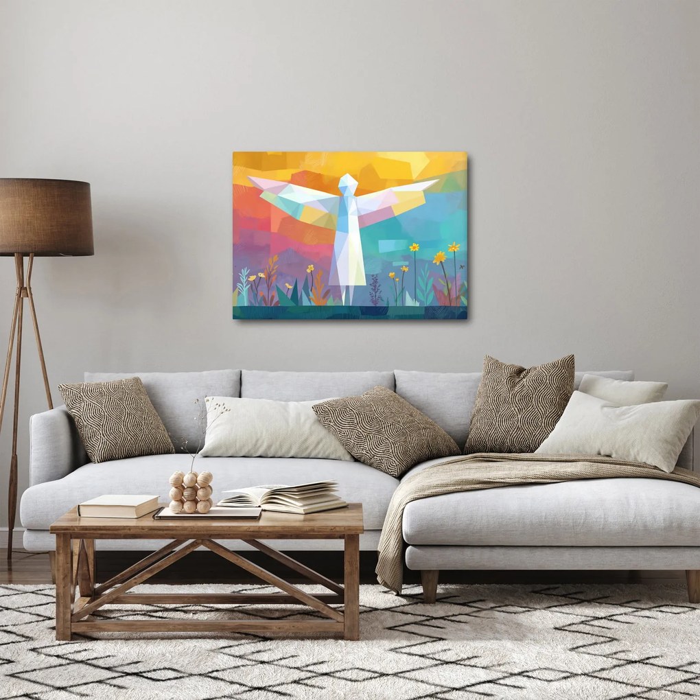 Kép - Virágok őrzője (70x50 cm)