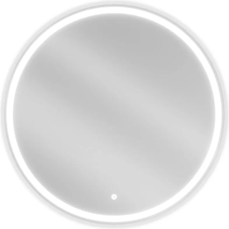 Mexen Gobi, LED kör alakú fürdoszobai tükör háttérvilágítással 80 cm, 6000K, páramentes, 9801-080-080-611-00