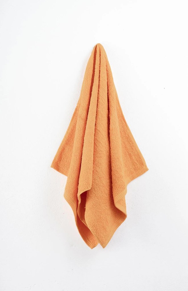 Rimini törölköző 50x100 narancssárga pamut 500g/m2