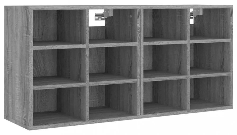 2 db szürke sonoma színű cipősszekrény 52,5x30x50 cm