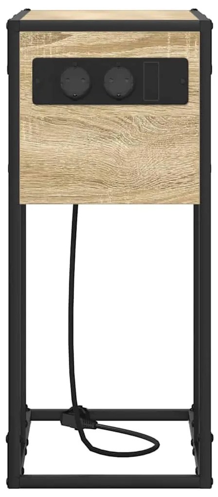 Éjjeli asztal sonoma tölgy Faanyag