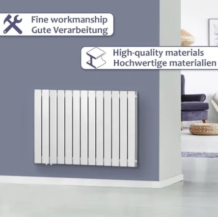 AQUAMARIN Radiátor vízszintes 600 x 886 x 69 mm 1183 W