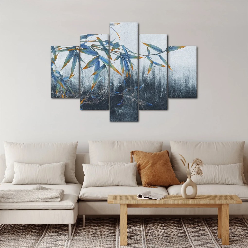 Kép - bambusz a falon (150x105 cm)