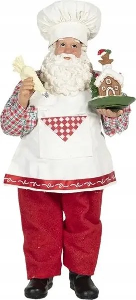 Karácsonyi dekoráció Mikulás cukrász