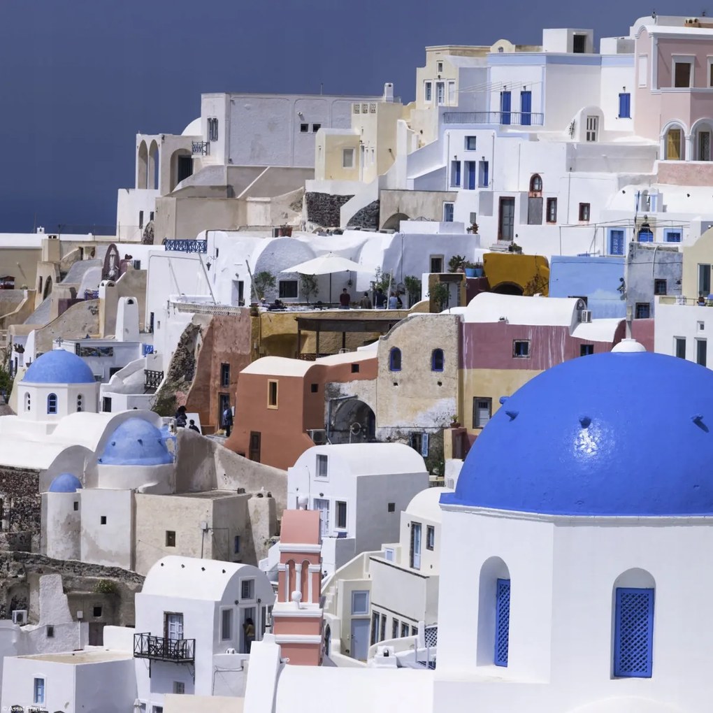 Poszter 30x30cm Görögország, Assaf Frank