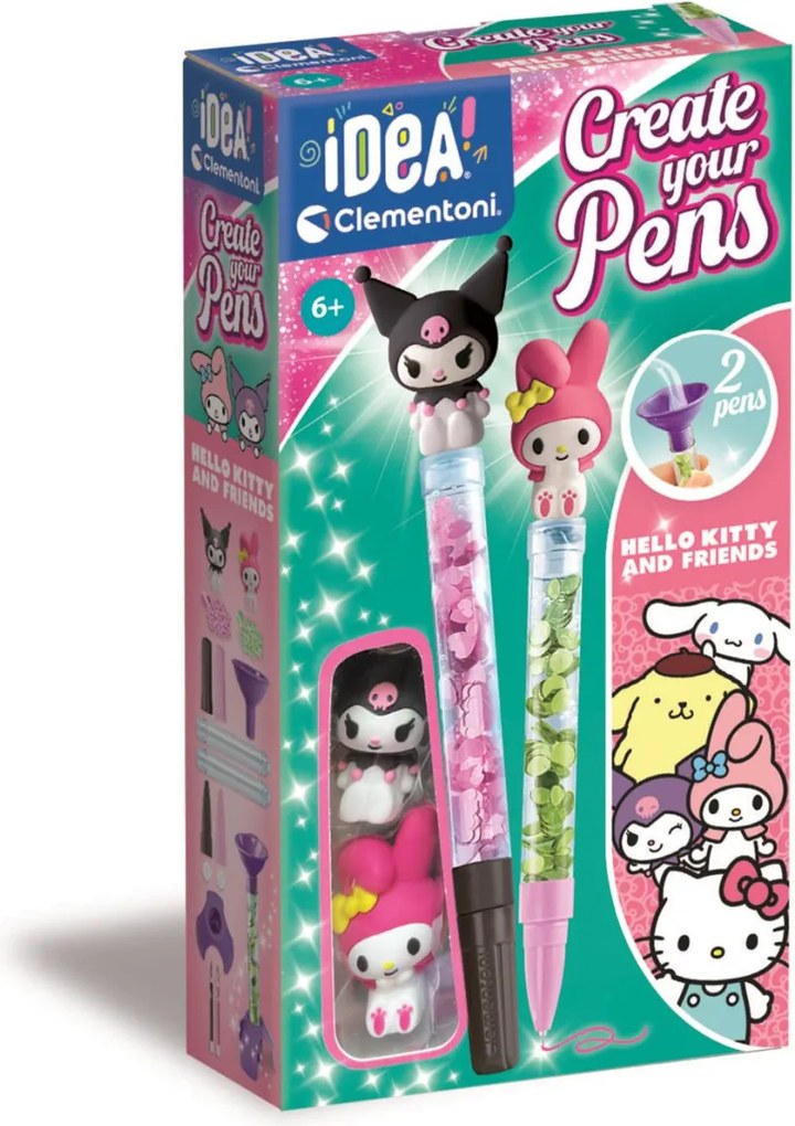 Hello Kitty Black Kuromi tollkészítő készlet Clementoni