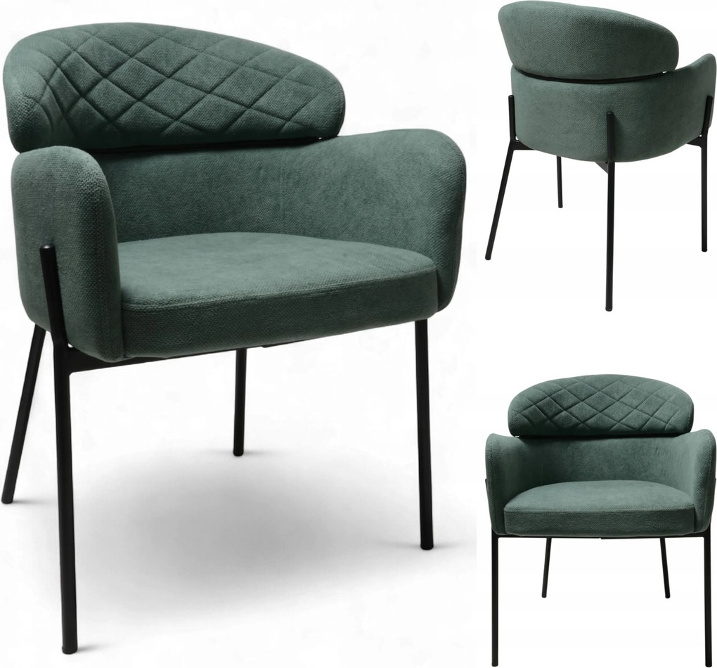 Detroit fotel Zöld Curio Modern fotel Nappali Konyha Loft Glamour