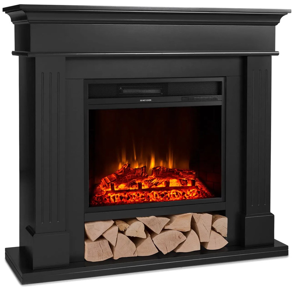 Klarstein Las Pilas, elektromos kandalló ventilátorral, 900/1800 W, heti időzítő, távirányító