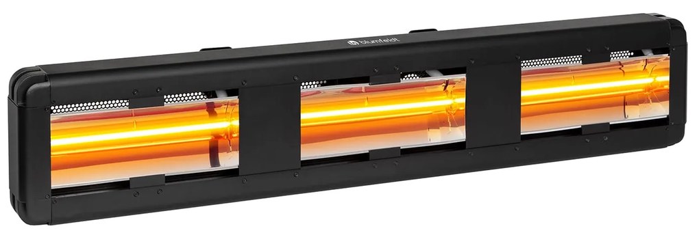 Heat Giant, infravörös hősugárzó, 3 x 2000 W, IP65, 380 V, fekete