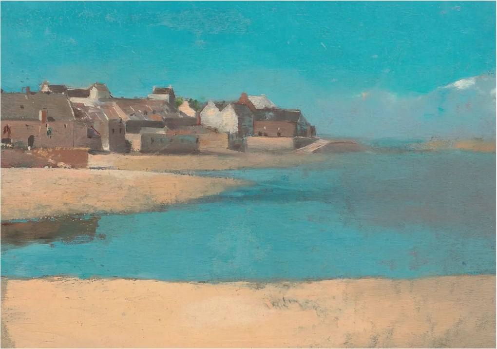 Dekoratív Fotótapéta Flizelin Hálószoba Csendes falu 208x146