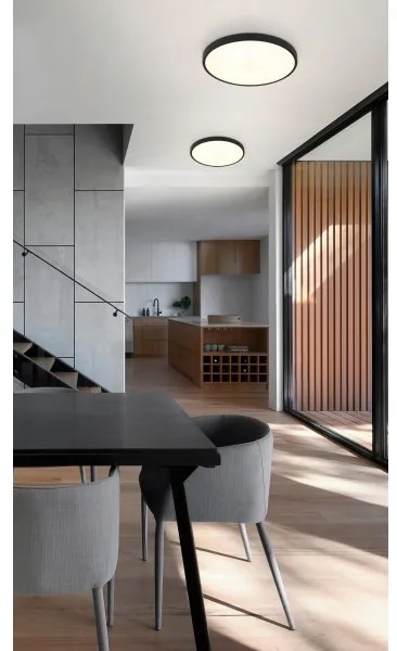 Globo 41566-15S - LED Mennyezeti lámpa NIELSEN LED/15W/230V átm. 23 cm fekete