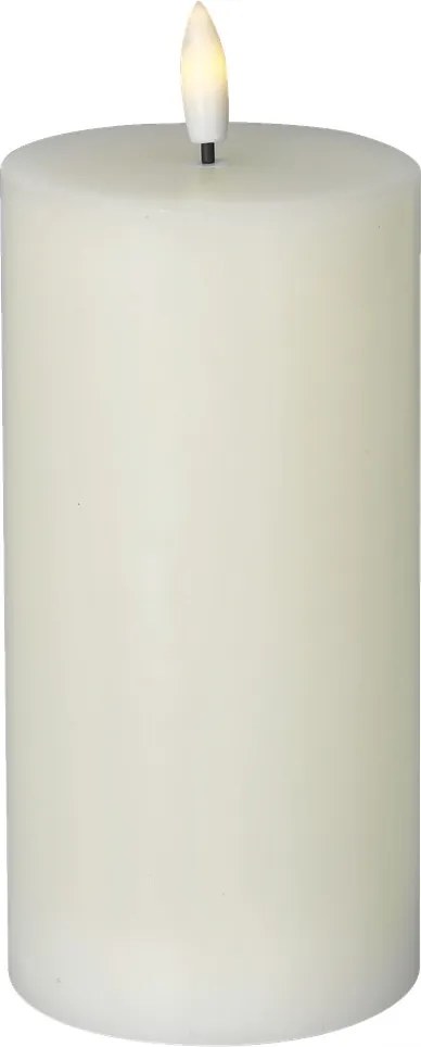 LED-es gyertya 15cm láng effekt elemes