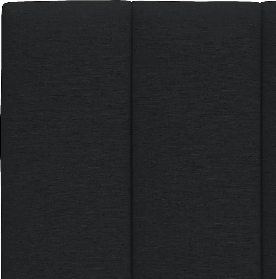 fekete szövet fejtámla párna Hanko 100 cm