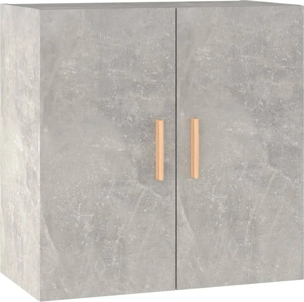vidaXL betonszürke szerelt fa faliszekrény 60 x 30 x 60 cm