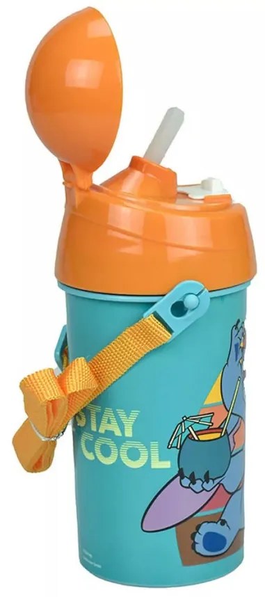 Lilo és Stitch A csillagkutya kulacs sportpalack, kék 500 ml (Cool)