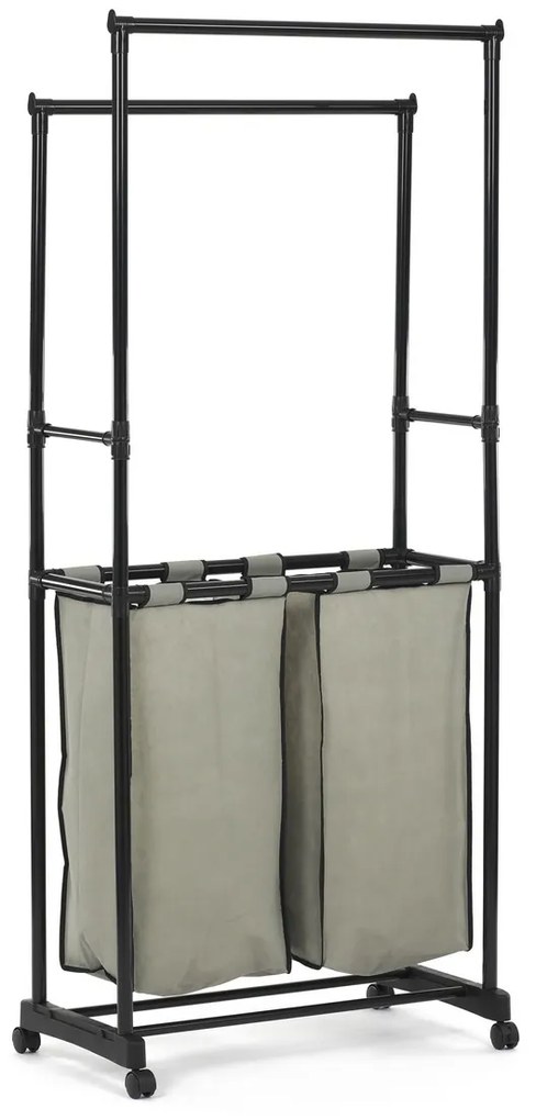 Tárolóállvány GD-176 BK, műanyag, fekete