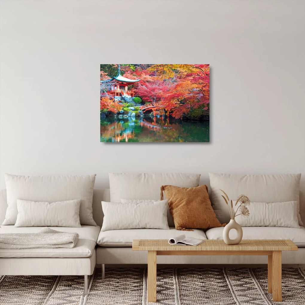 Üveg kép - Keleti táj (70x50 cm)