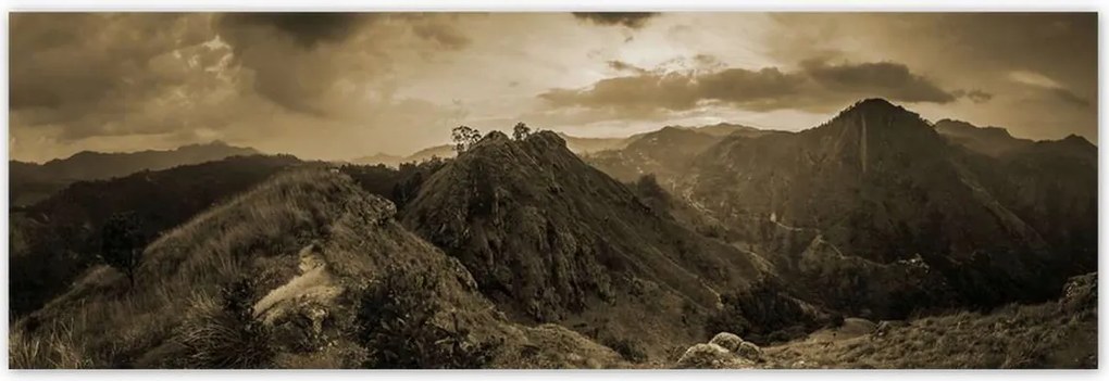 Poszterek 200x66 Barna tájkép Tájkép