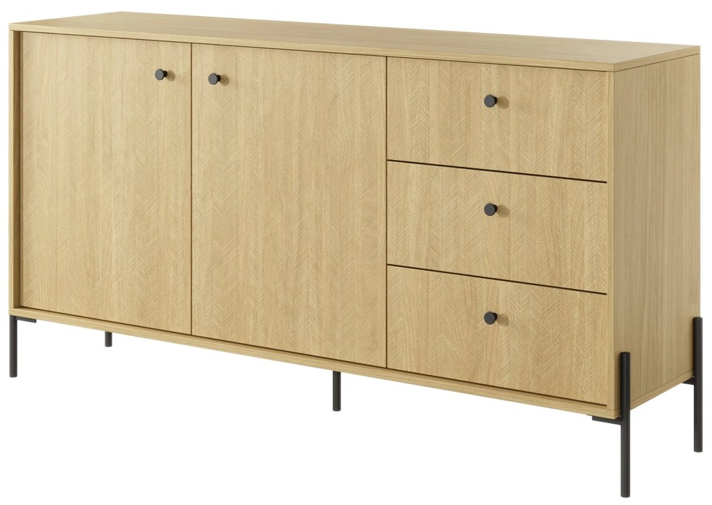 Komód Scandia 2D3S (scandi tölgy  + scandi fenyő). 1071386