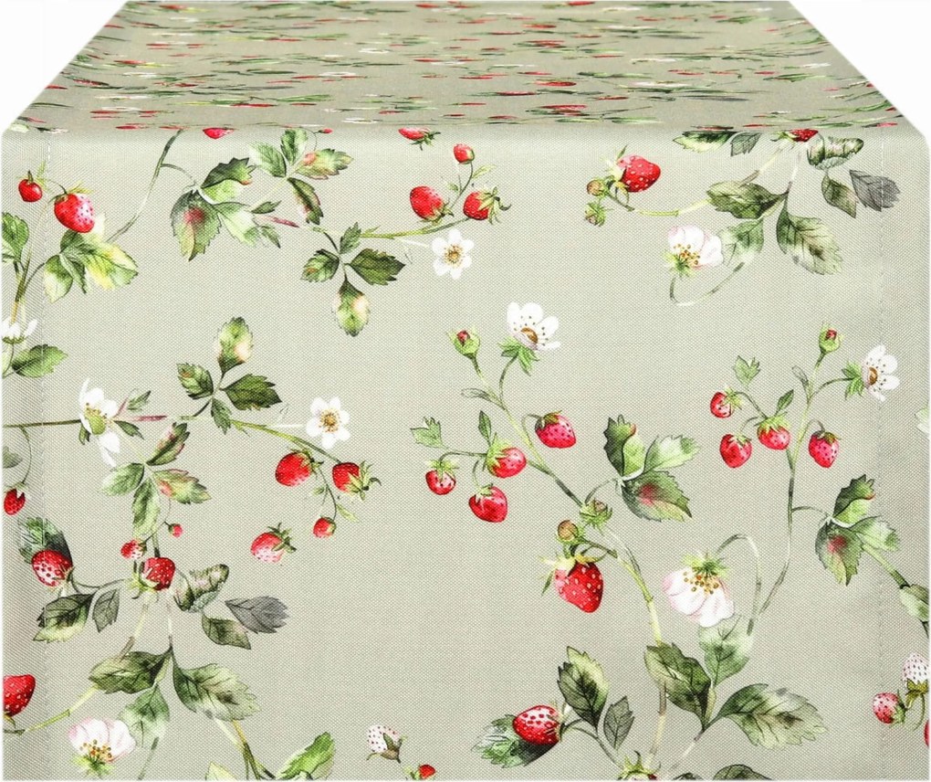 Asztalterítő 40x200 Étkezőgarnitúra Zsályás Vízszintes 10535