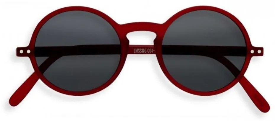 IZIPIZI KEREK G napszemüveg, piros, szürke lencse