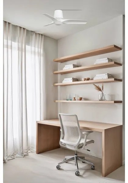 FARO 33826-1TW - LED Dimmelhető mennyezeti ventilátor HEY TUB S LED/10W/230V fehér átm. 90 cm + távirányító