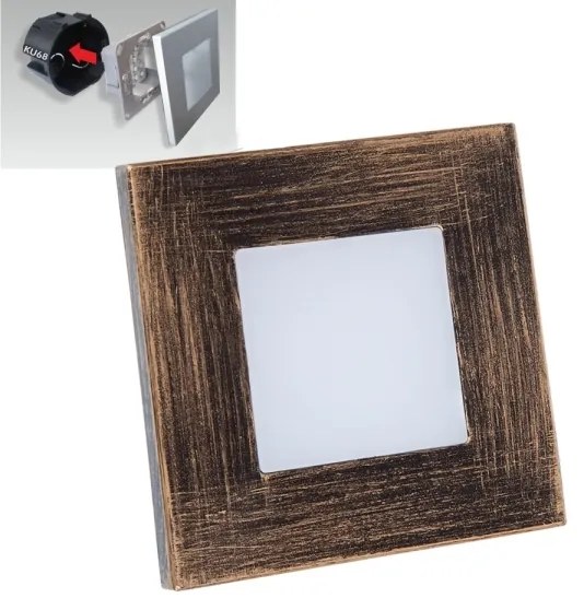 Emithor 48341 - LED éjjeli fény STEP LIGHT 16xLED/1W/230V 4000K